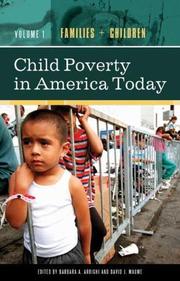 Cover of: Child Poverty in America Today [Four Volumes] (Praeger Perspectives)