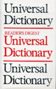 Reader's digest universal dictionary