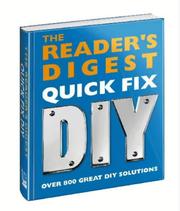 The Reader's Digest quick fix DIY /