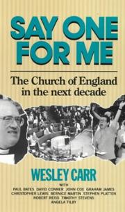 Say one for me : the Church of England in the next decade