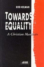 Towards equality : a Christian manifesto