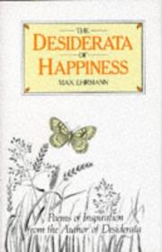 The desiderata of happiness