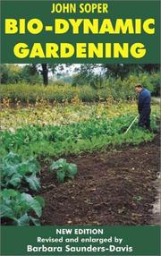 Cover of: Bio-Dynamic Gardening