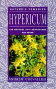 Cover of: Hypericum (Nature's Remedies)