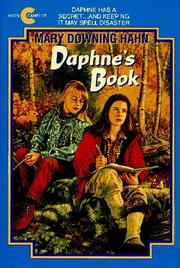 Cover of: Daphne's Book by Mary Downing Hahn