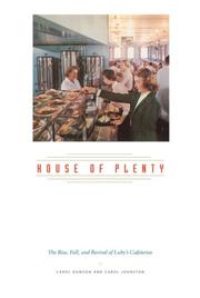 Cover of: House of Plenty: The Rise, Fall, and Revival of Luby's Cafeterias