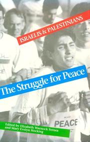 Cover of: The Struggle for Peace: Israelis and Palestinians