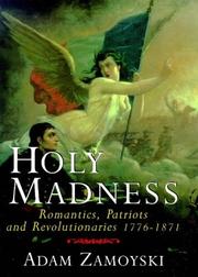 Cover of: Holy madness: romantics, patriots, and revolutionaries, 1776-1871