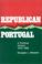 Cover of: Republican Portugal