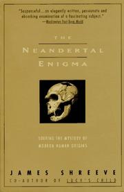Cover of: The Neandertal enigma