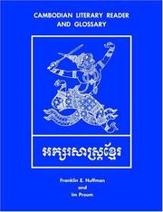 Cover of: Cambodian Literary Readers and Glossary (Yale Linguistic Series) (Yale Linguistic Series)