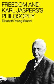 Cover of: Freedom and Karl Jaspers's philosophy