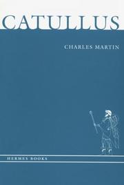 Cover of: Catullus by Martin, Charles