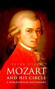 Cover of: Mozart and His Circle | Peter Cle