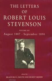 The letters of Robert Louis Stevenson