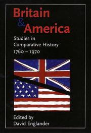 Britain and America : studies in comparative history, 1760-1970