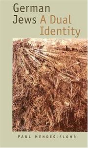 Cover of: German Jews: a dual identity