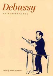 Cover of: Debussy in performance