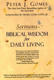 Cover of: Sermons: Biblical Wisdom for Daily Living