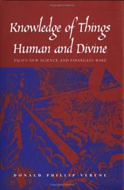 Knowledge of things human and divine : Vico's New science and Finnegans wake