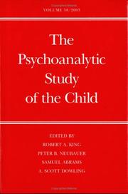 Cover of: Psychoanalytic Study of the Child, Volume 58