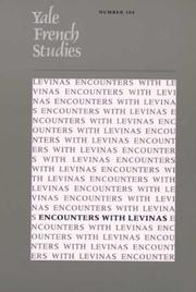 Encounters with Levinas