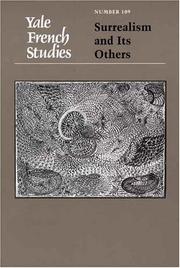 Cover of: Yale French Studies, Number 109: Surrealism and Its Others (Yale French Studies Series)