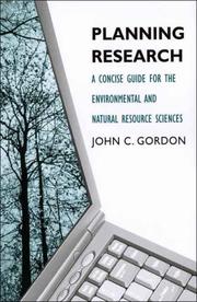 Planning research : a concise guide for the environmental and natural resource sciences