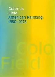Cover of: Color as Field: American Painting, 1950-1975 (American Federation of the Arts)