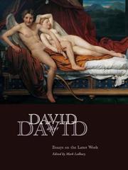 Cover of: David after David: Essays on the Later Work (Clark Art Institute)