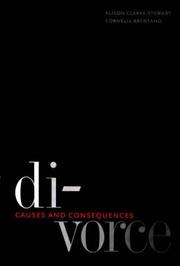 Cover of: Divorce: Causes and Consequences (Current Perspectives in Psychology)