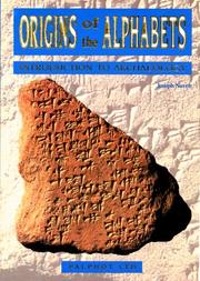 Cover of: Origins of the Alphabets by Joseph Naveh