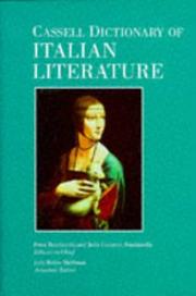 Cassell dictionary of Italian literature
