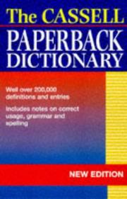 The Cassell paperback dictionary