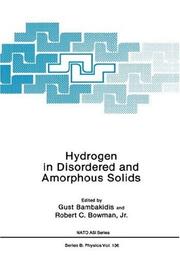 Hydrogen in disordered and amorphous solids