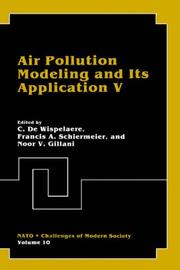 Air pollution modeling and its application V