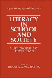 Cover of: Literacy in School and Society by Elizabetta Zuanelli Sonino