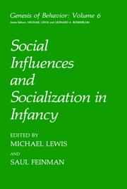 Social influences and socialization in infancy