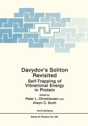 Davydov's soliton revisited : self-trapping of vibrational energy in protein