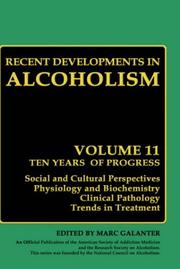 Recent developments in alcoholism