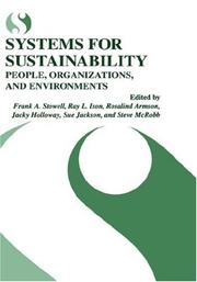 Systems for sustainability : people, organisations, and environments