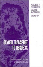 Cover of: Oxygen transport to tissue XX