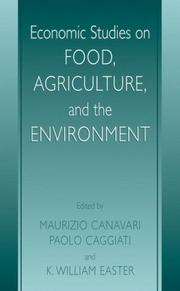 Economic studies on food, agriculture, and the environment