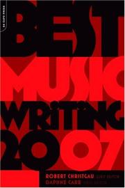 Cover of: Best Music Writing 2007 (Da Capo Best Music Writing)