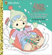 Cover of: How Do You Know It's Christmas? (First Flaps) by Golden Books