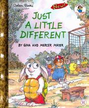 Cover of: Just a Little Different by Mercer Mayer