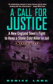 Cover of: A call for justice