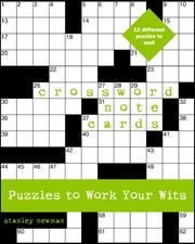 Cover of: Crossword Note Cards: Puzzles to Work Your Wits