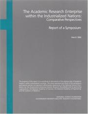 Cover of: The Academic Research Enterprise within the Industrialized Nations: Comparative Perspectives