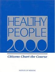 Cover of: Healthy People 2000: Citizens Chart the Course
